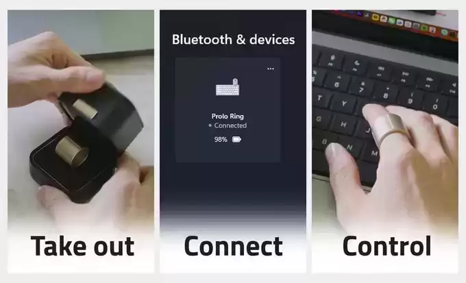 颠覆未来！Prolo Ring 智能戒指：手指一动，电脑随你掌控！