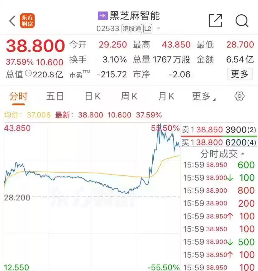 突发！黑芝麻智能盘中闪崩50%，真相揭秘！