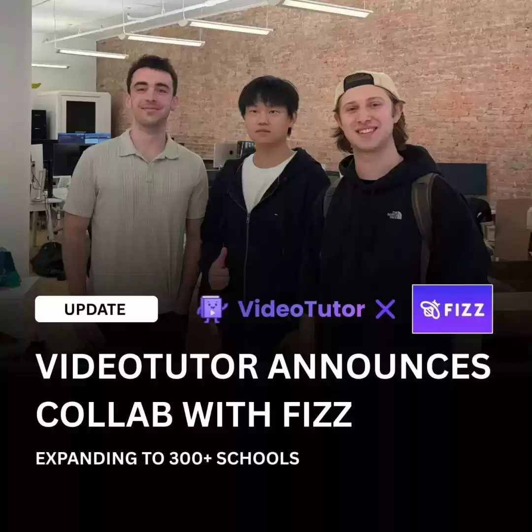 赵长鹏1100万美元押注华人大三学生，AI教育黑马VideoTutor横空出世！